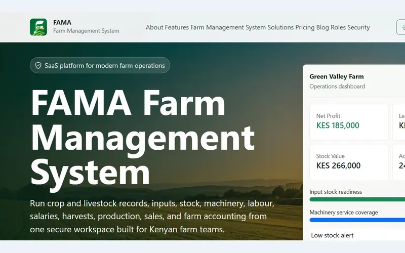 FAMA software interface